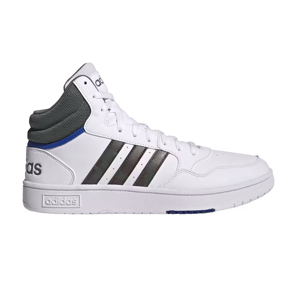 Adidas Hoops 3.0 Mid White Green Oxide Camo