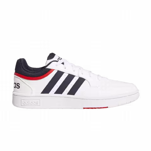 adidas Hoops 3.0 Low 'White Vivid Red'