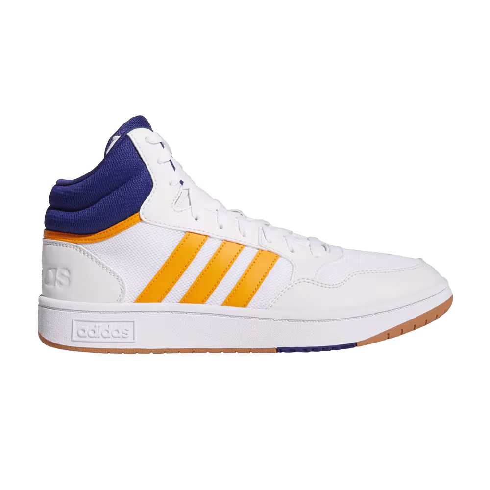 Adidas Hoops 3.0 Mid White Orange Rush