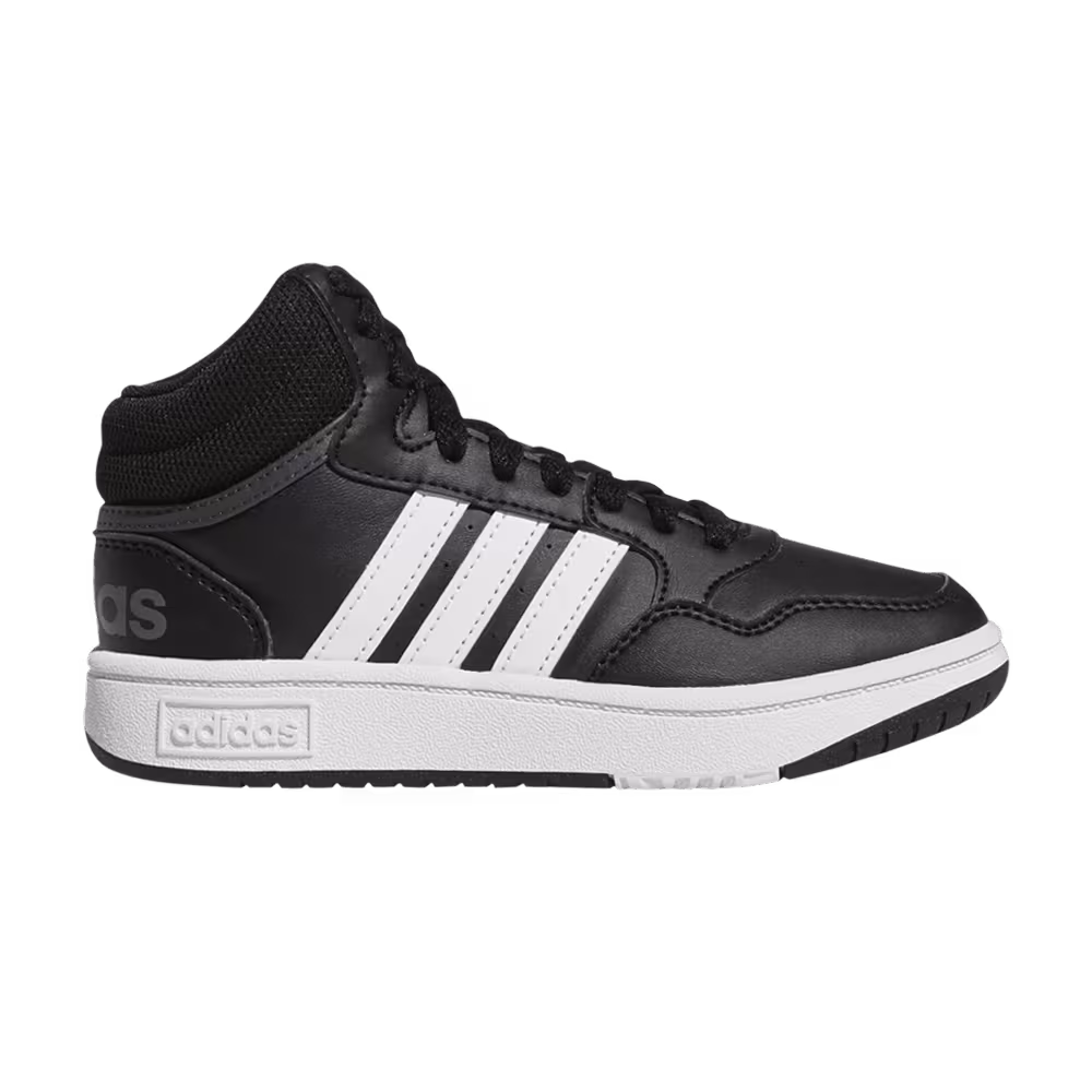 Adidas Hoops Mid J Black White