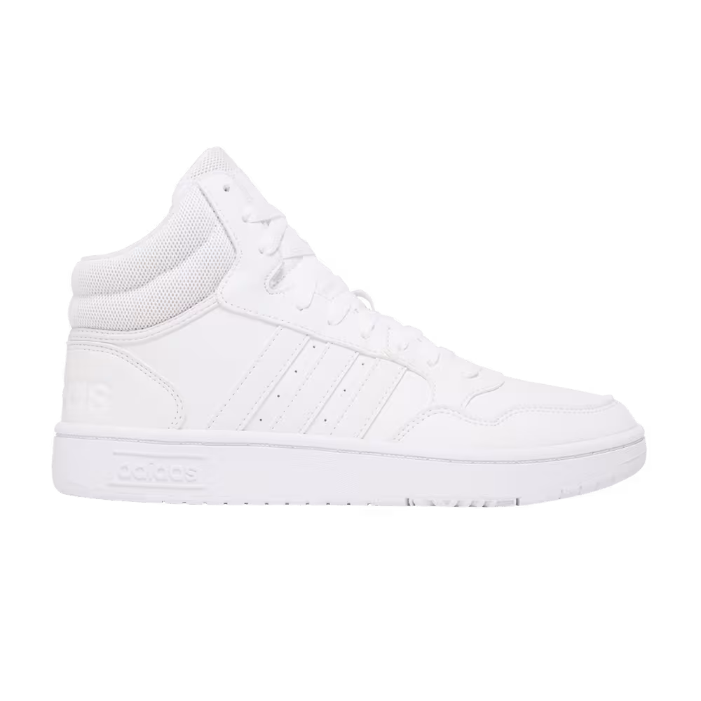 Adidas Women's Hoops 3.0 Mid White Dash Grey