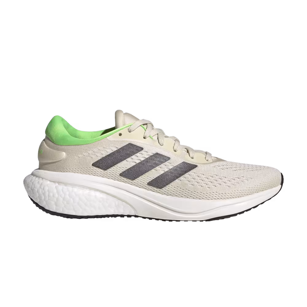 Adidas Women's Supernova 2 Ecru Tint Solar Green