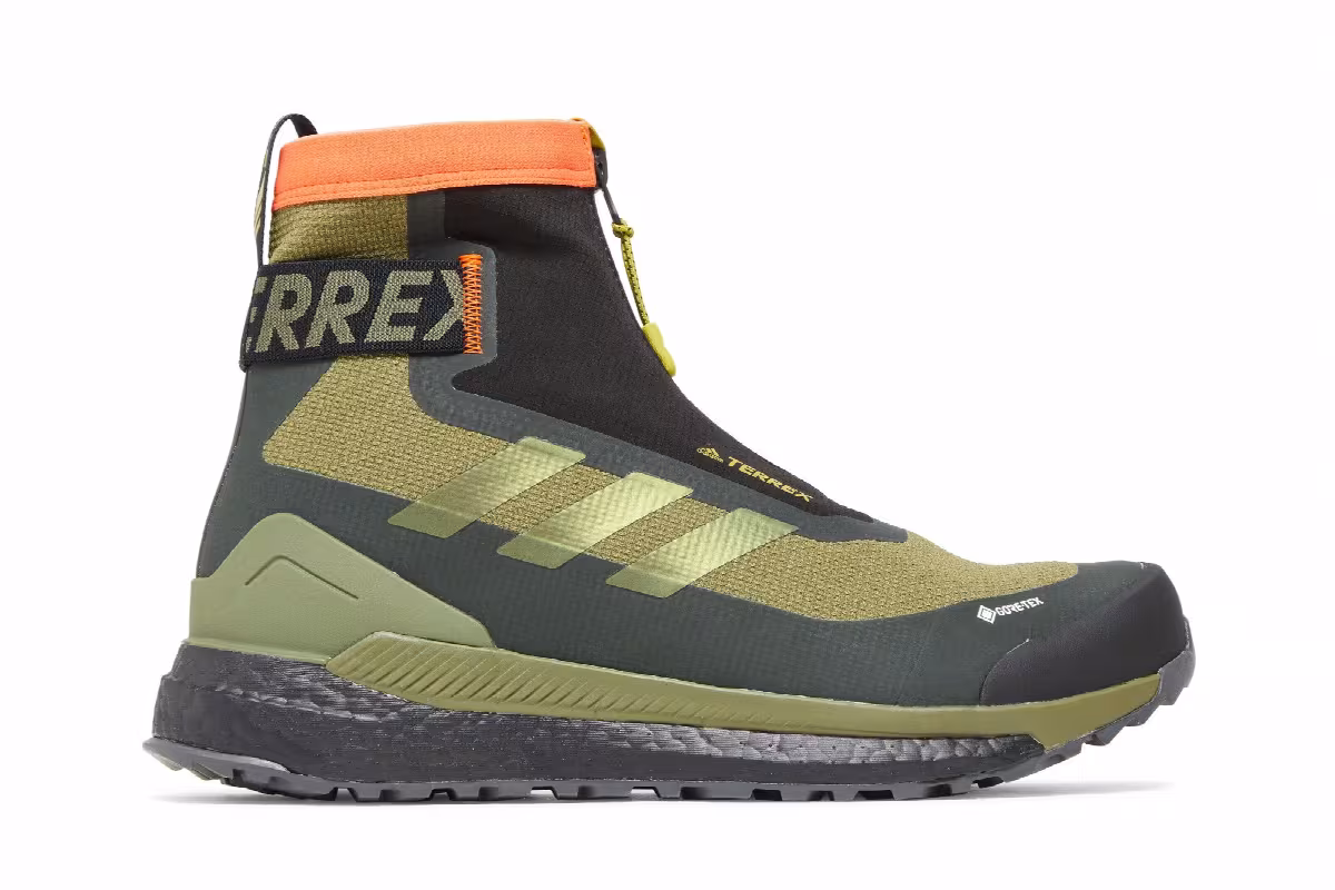 adidas Terrex Free Hiker Cold.RDY Focus Olive Impact Orange, view 2
