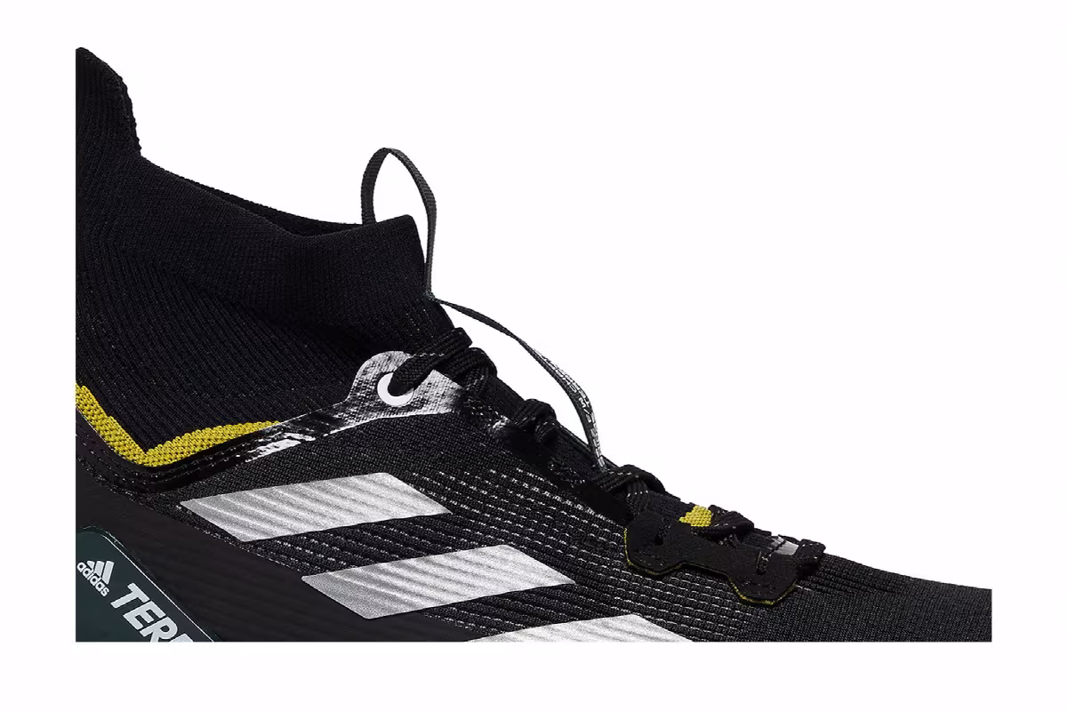 and wander x adidas Terrex Free Hiker 2 Black Pulse Olive, view 3