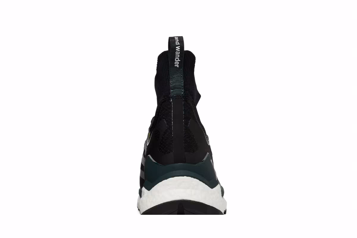 and wander x adidas Terrex Free Hiker 2 Black Pulse Olive, view 8