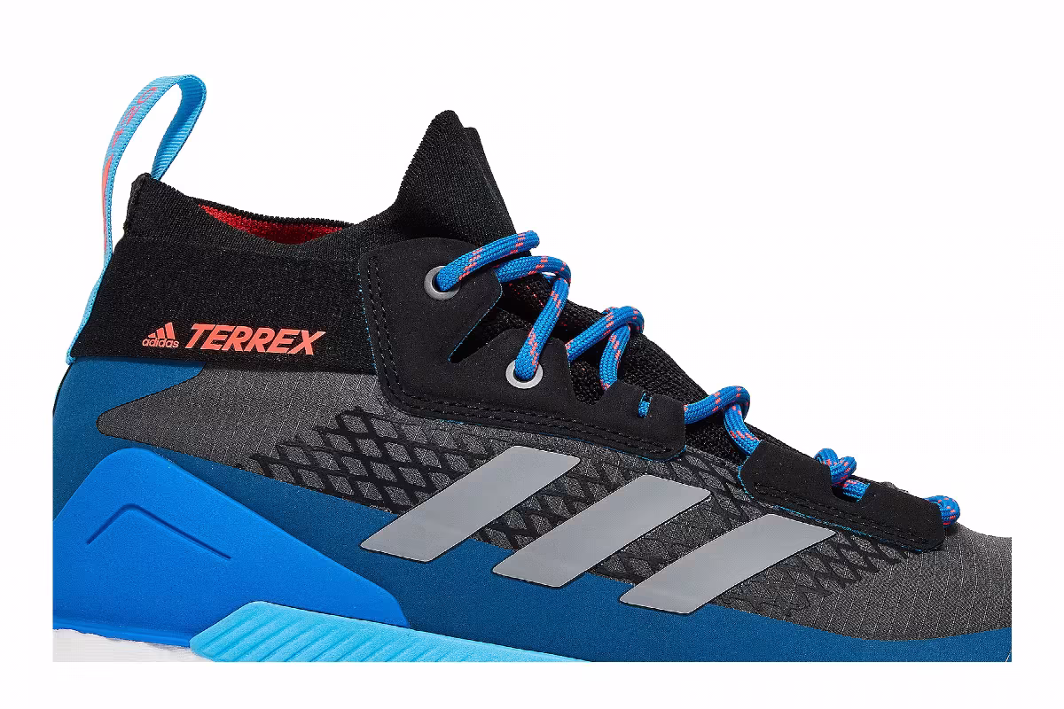 adidas Terrex Free Hiker GTX Grey Blue Rush, view 3