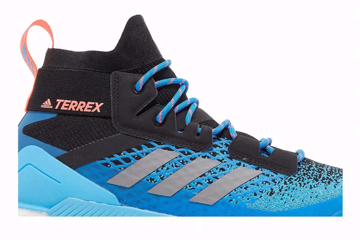 adidas Terrex Free Hiker Primeblue Black Blue Rush, view 3