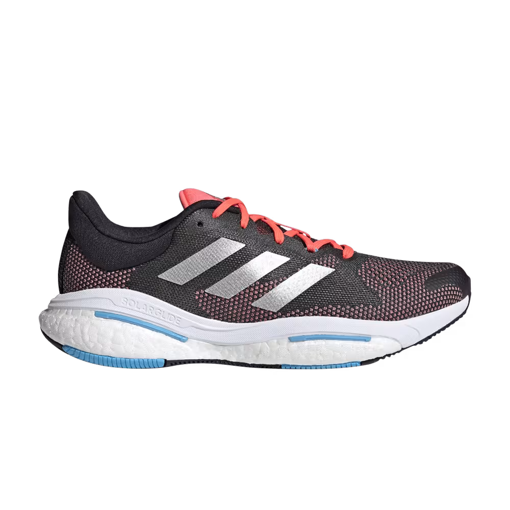 adidas SolarGlide 5 Carbon Silver Metallic Turbo