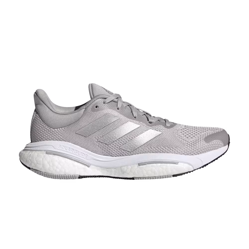 Adidas Women's SolarGlide 5 Grey Silver Metallic