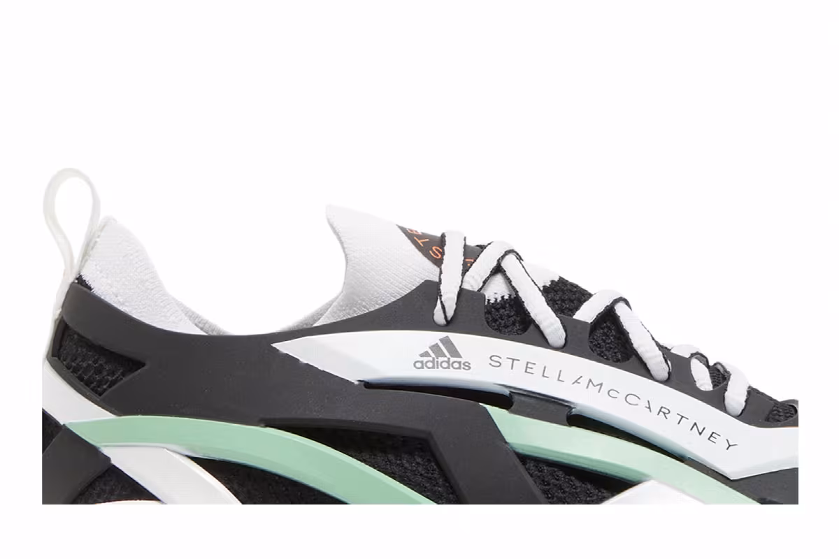 Stella McCartney x adidas Women's SolarGlide Black Bliss Green, view 3