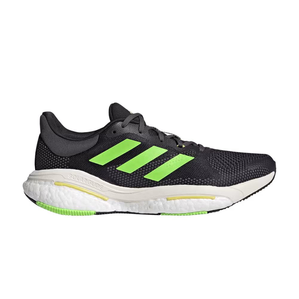Adidas SolarGlide 5 Black Solar Green