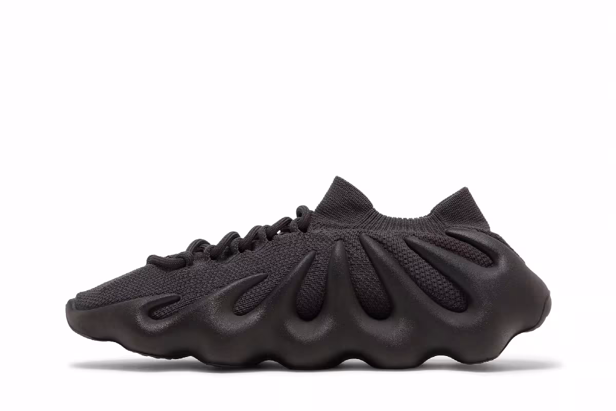 adidas Men's Yeezy 450 Utility Black, view 4