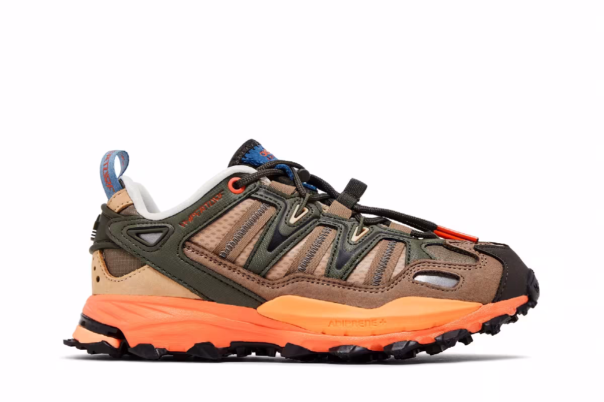 adidas Women's Hyperturf Adventure Shadow Olive Orange, view 2