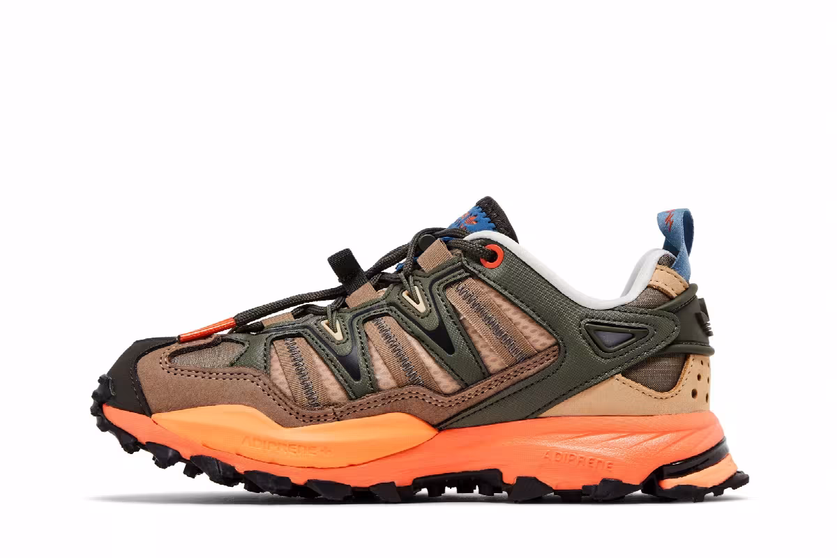 adidas Women's Hyperturf Adventure Shadow Olive Orange, view 4