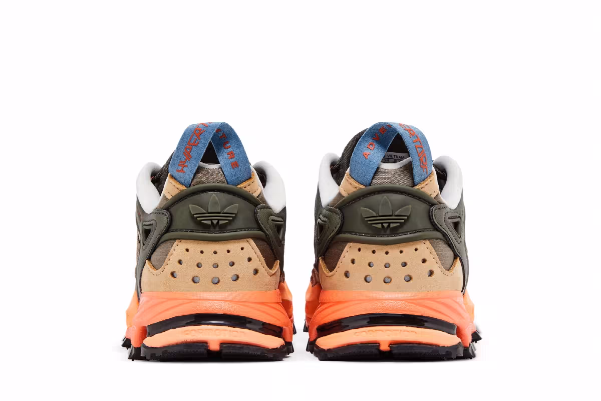 adidas Women's Hyperturf Adventure Shadow Olive Orange, view 7