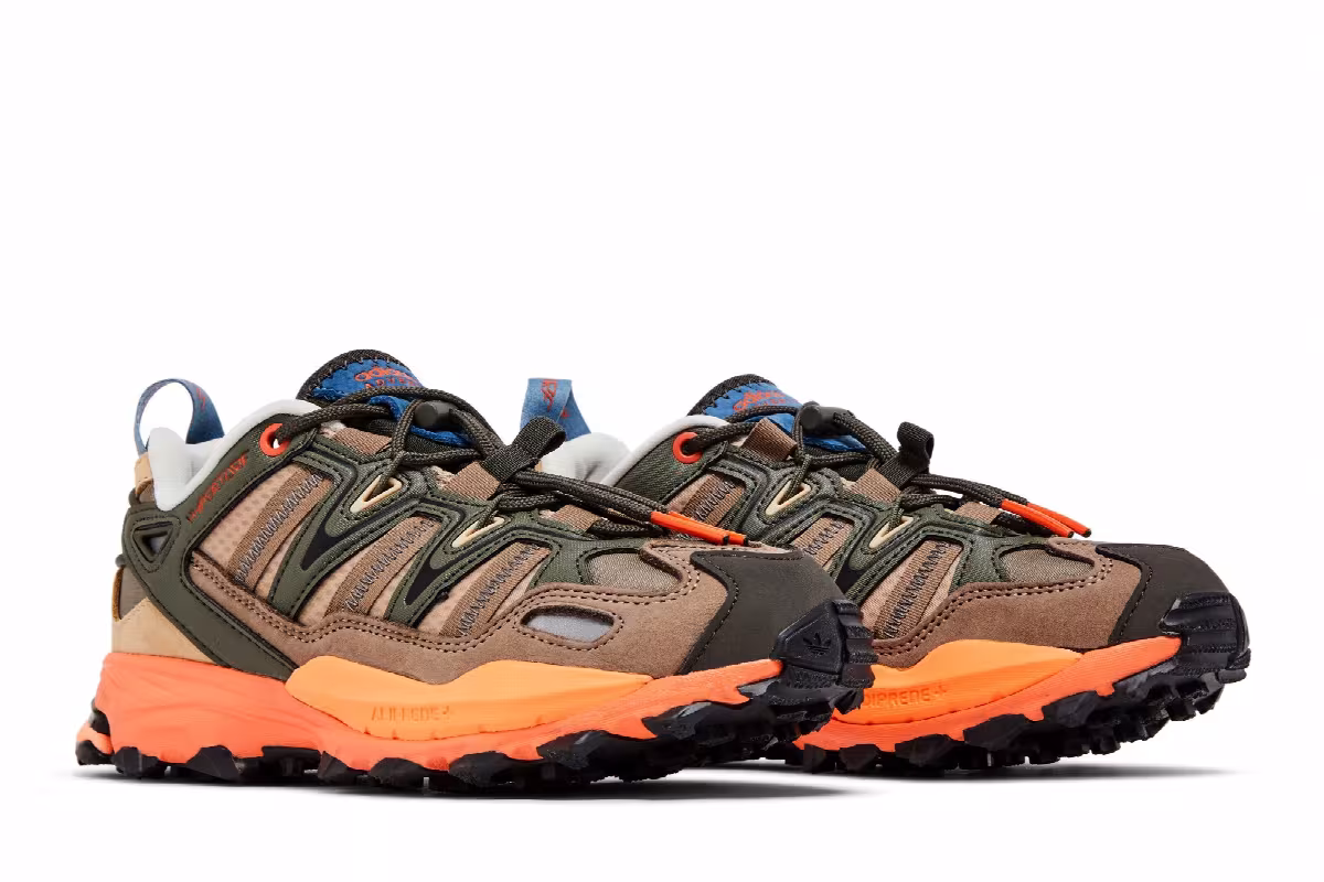 adidas Women's Hyperturf Adventure Shadow Olive Orange, view 9