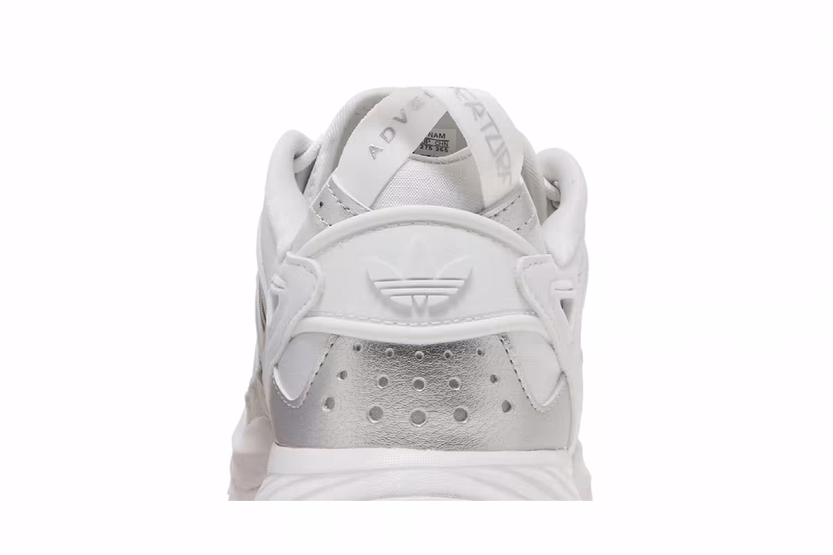 adidas Hyperturf White Silver Metallic, view 8