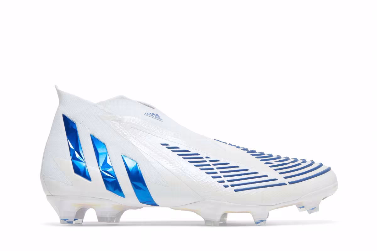 adidas Predator Edge+ FG White Hi-Res Blue, view 2