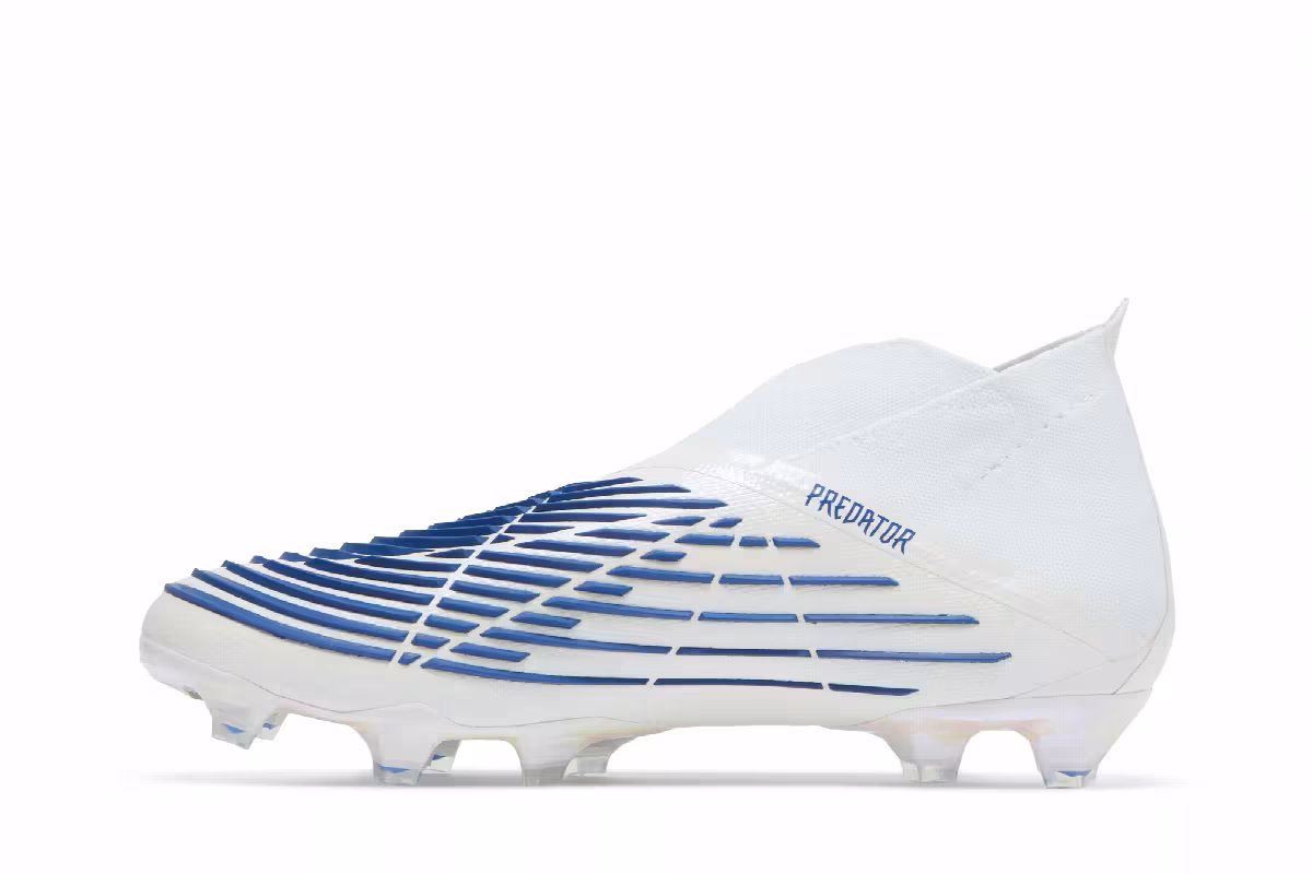 adidas Predator Edge+ FG White Hi-Res Blue, view 4