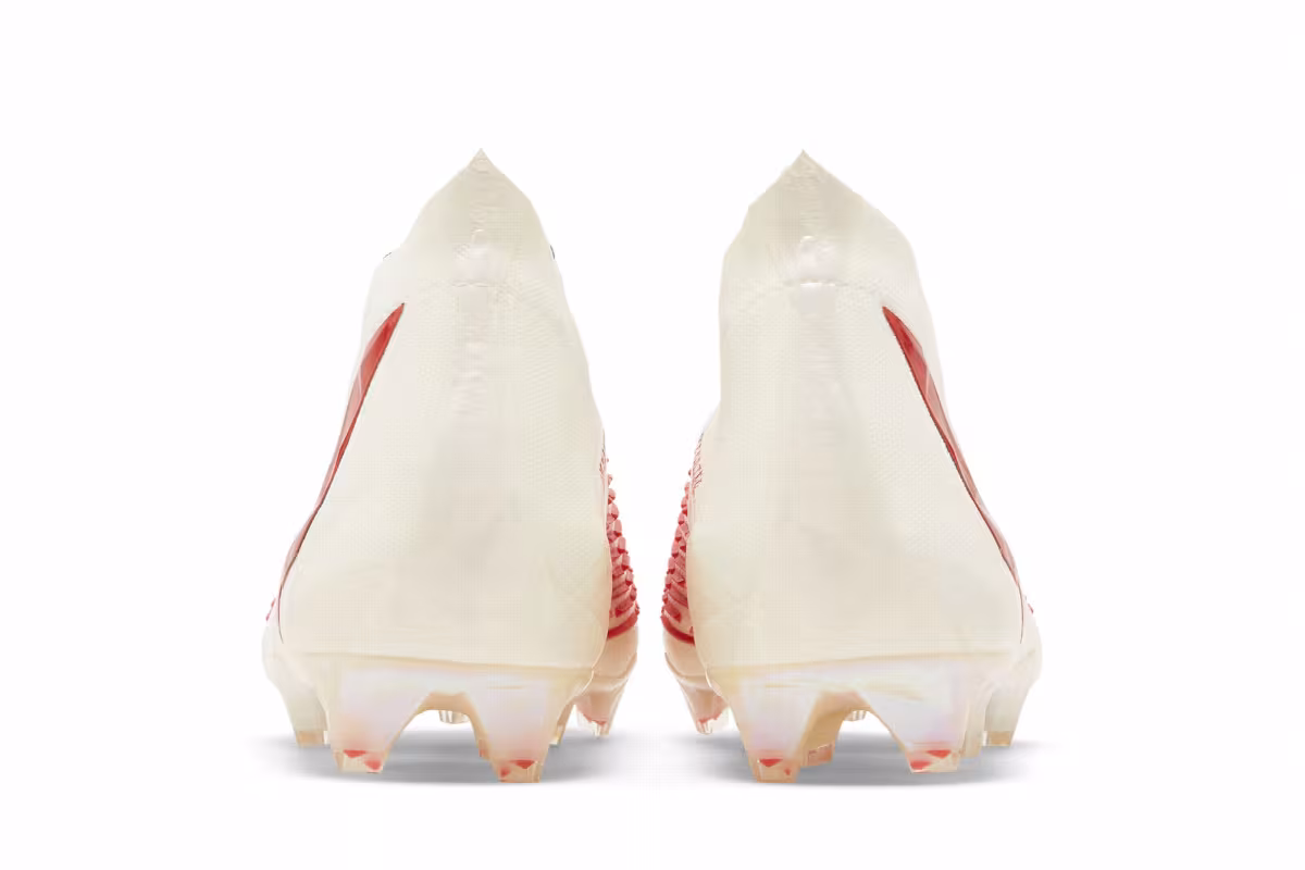 adidas Predator Edge+ FG Off White Vivid Red, view 7