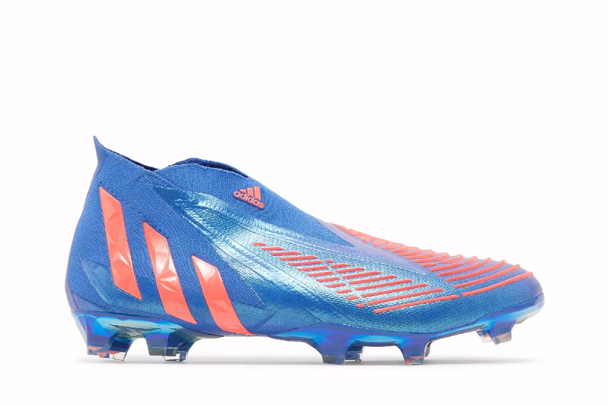 adidas Predator Edge+ FG Hi-Res Blue Turbo, view 2