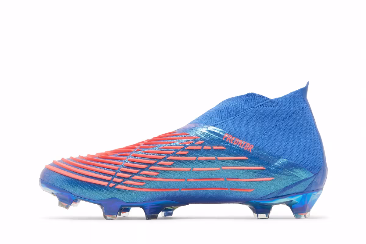 adidas Predator Edge+ FG Hi-Res Blue Turbo, view 4
