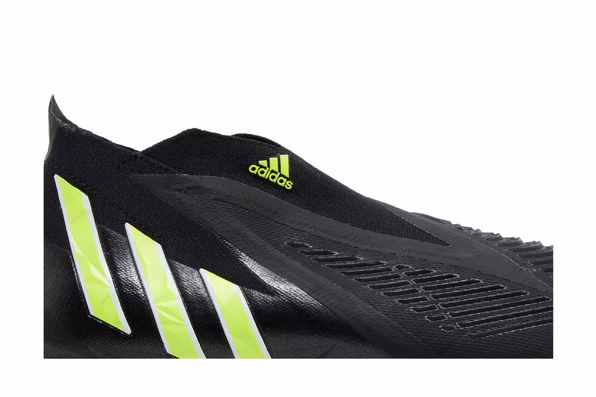 Adidas Predator Edge+ FG Black Team Solar Yellow, view 3