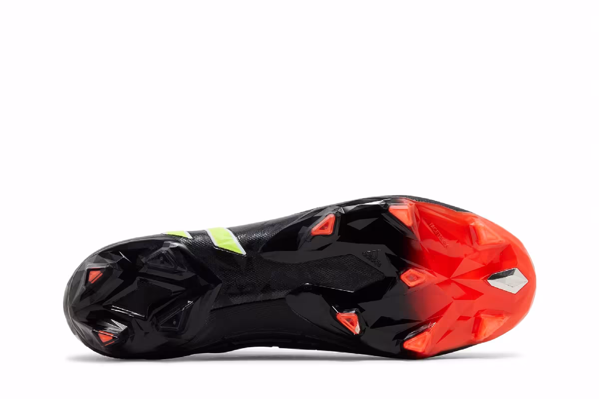 Adidas Predator Edge+ FG Black Team Solar Yellow, view 5