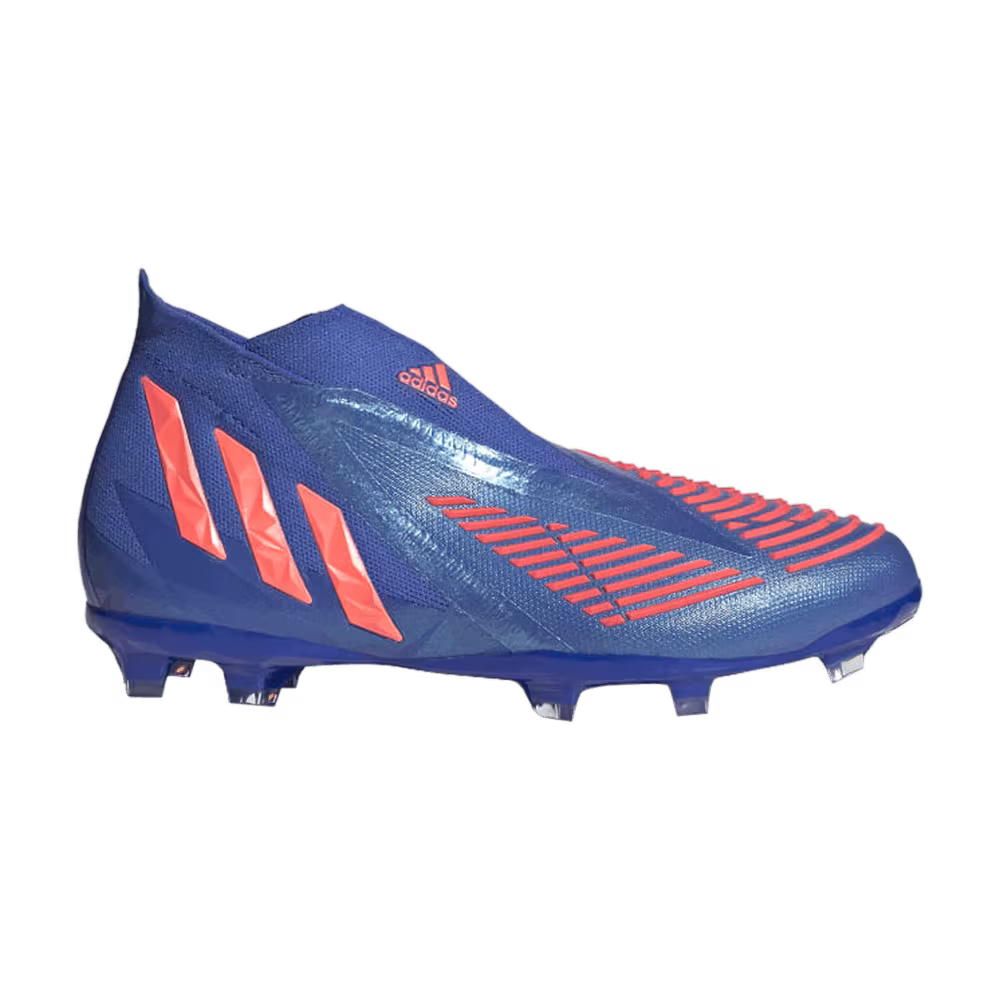 Adidas Predator Edge+ FG J Hi-Res Blue Turbo