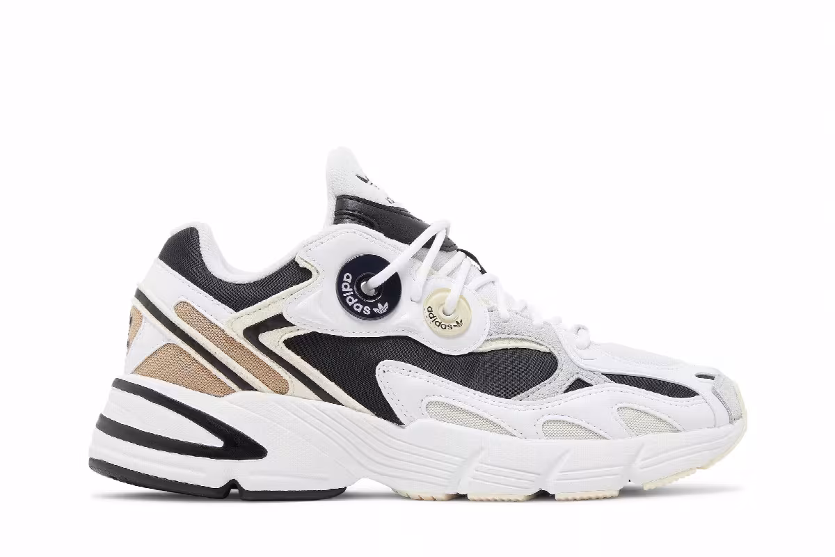adidas Women's Astir White Black, view 2