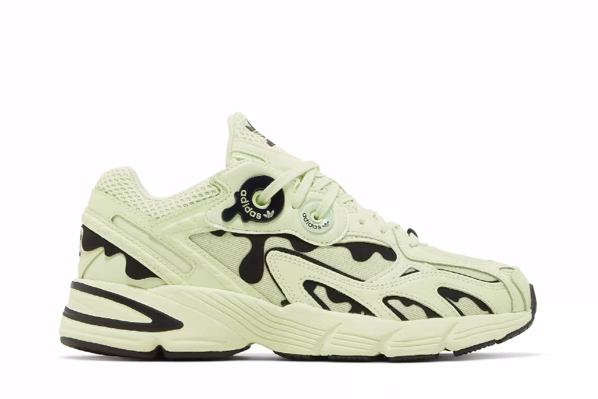 adidas Women's Astir Almost Lime Paint Drip, view 2