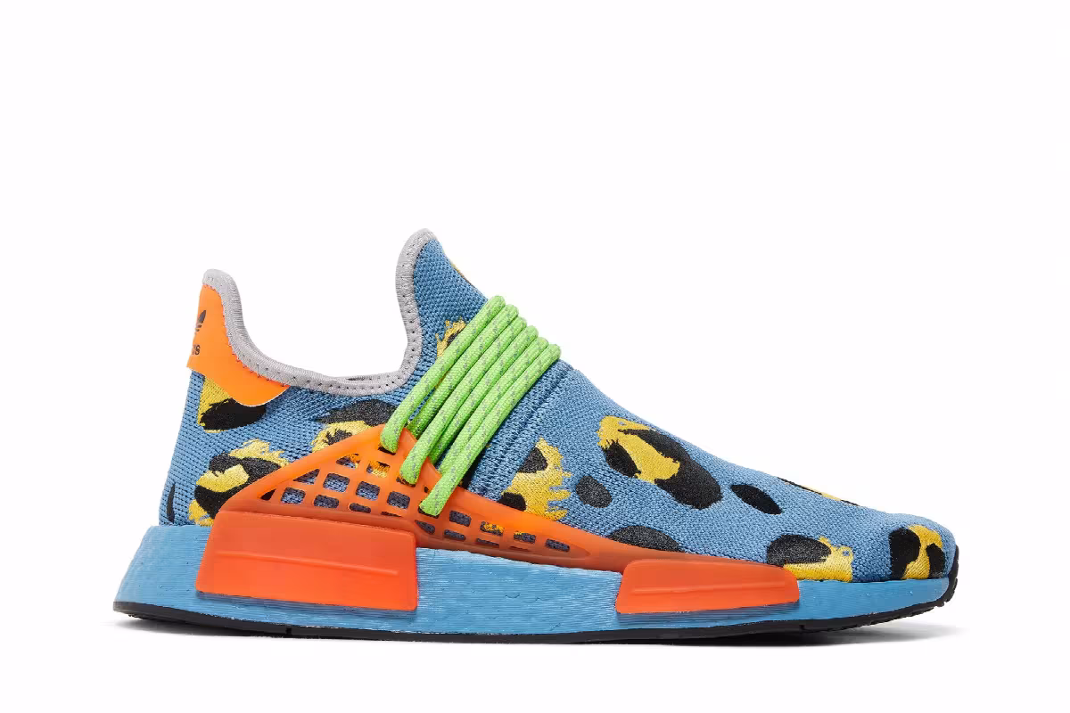 Pharrell x adidas NMD Human Race Animal Print - Altered Blue, view 2