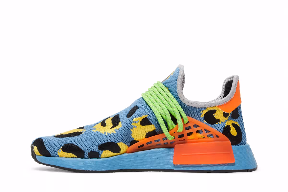 Pharrell x adidas NMD Human Race Animal Print - Altered Blue, view 4
