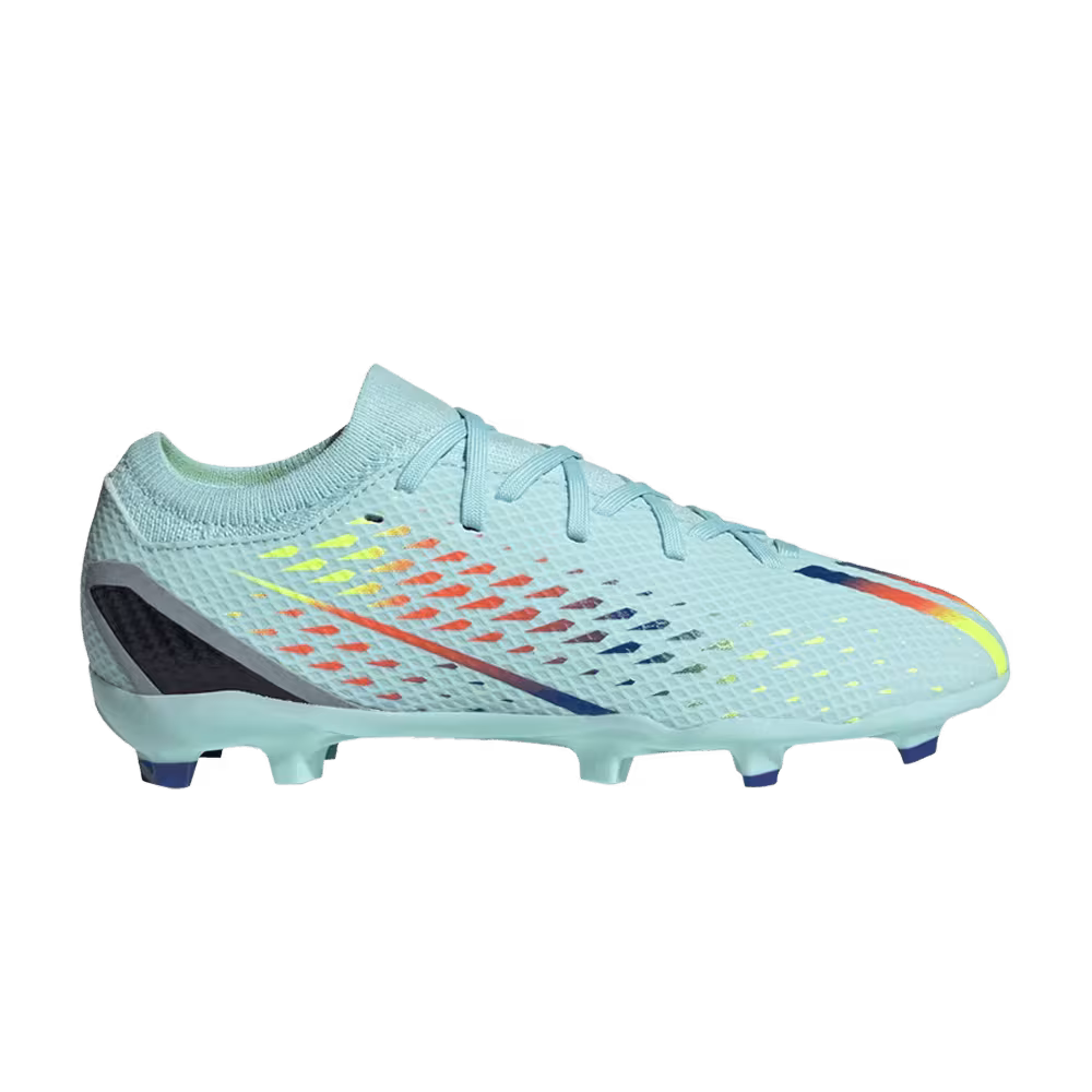 Adidas X Speedportal.3 FG J Al Rihla Pack - Clear Aqua
