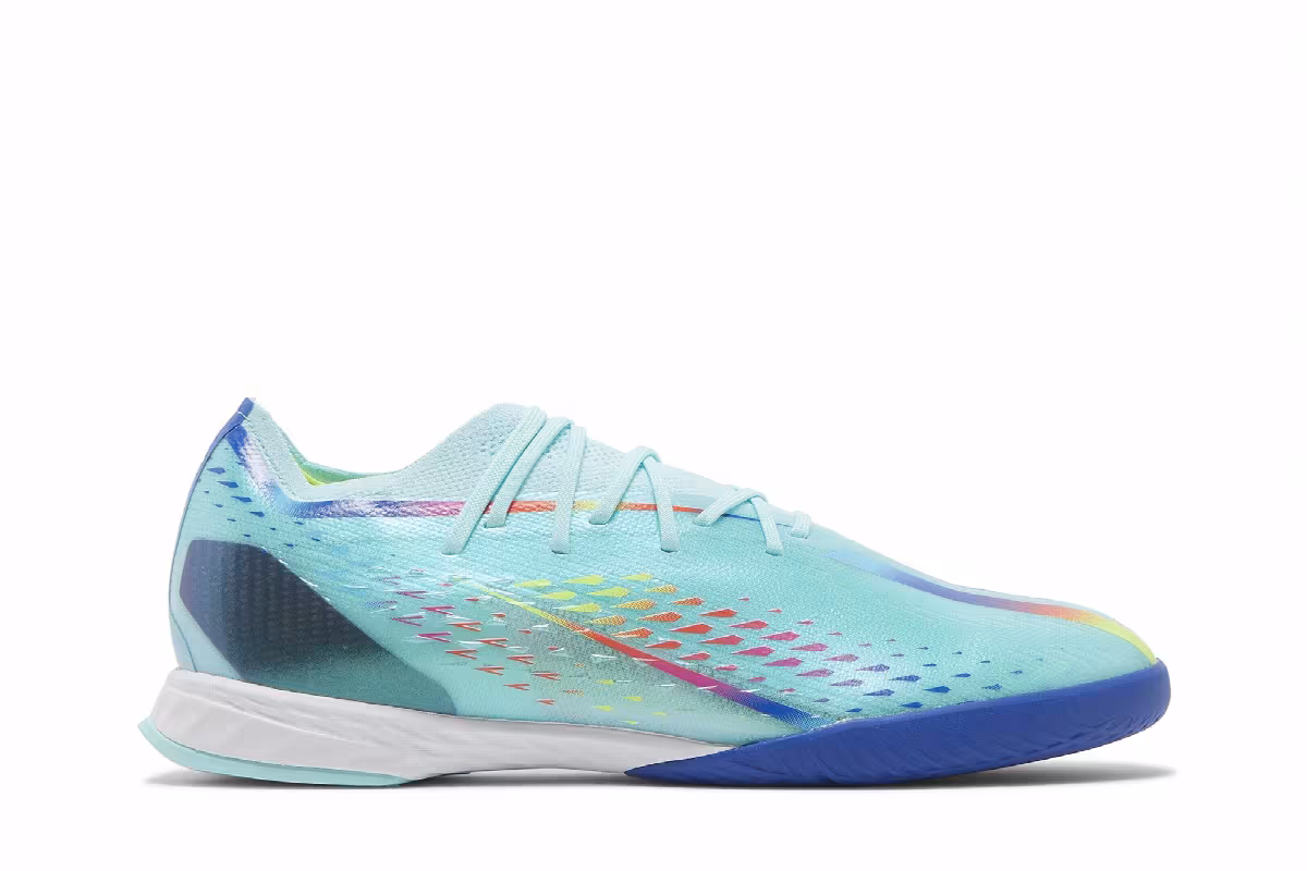 adidas X Speedportal.1 IN Al Rihla Pack - Clear Aqua, view 2