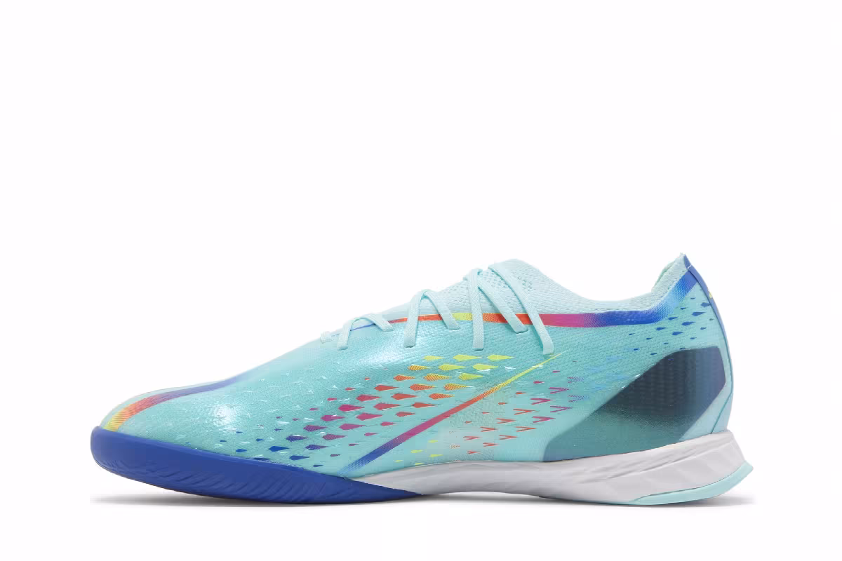 adidas X Speedportal.1 IN Al Rihla Pack - Clear Aqua, view 4
