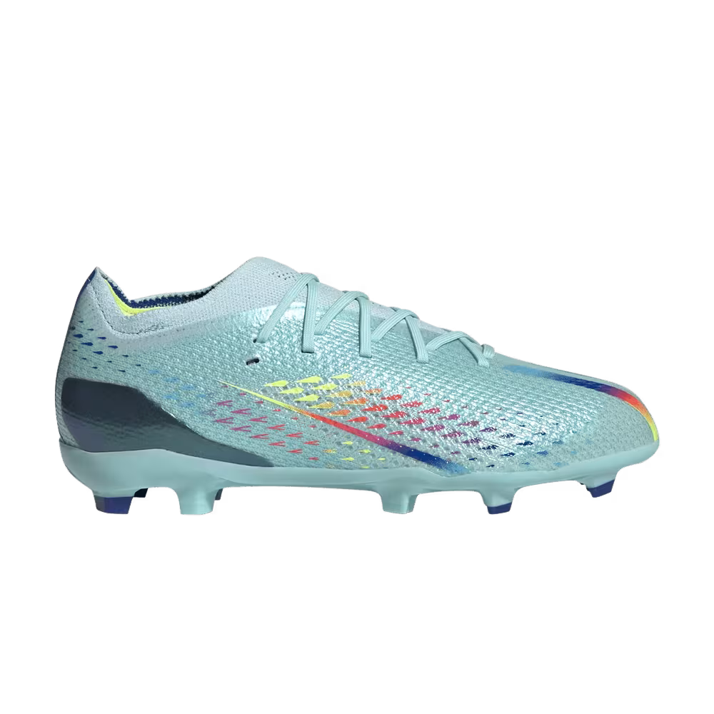 Adidas X Speedportal.1 FG J Al Rihla Pack - Clear Aqua