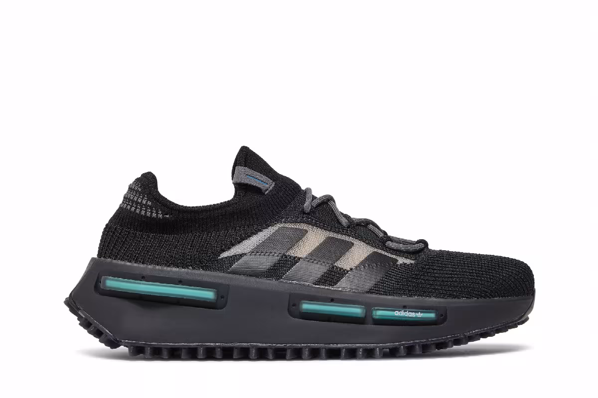 adidas NMD_S1 Black Altered Blue, view 2