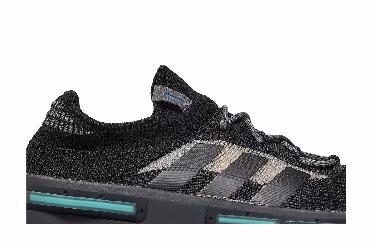 adidas NMD_S1 Black Altered Blue, view 3