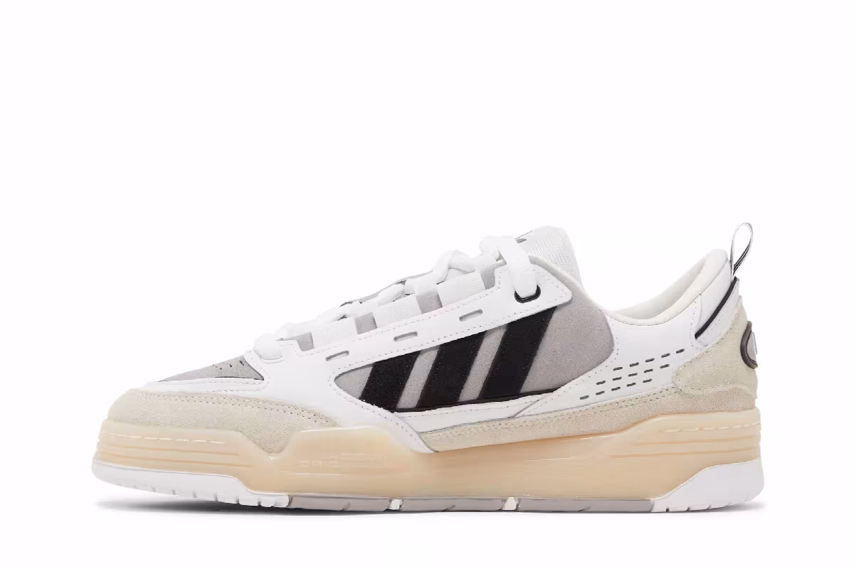 adidas ADI2000 Chalk White Black, view 4