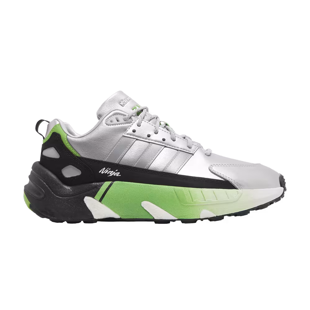 Kawasaki Ninja x adidas ZX 22 Boost Silver Metallic