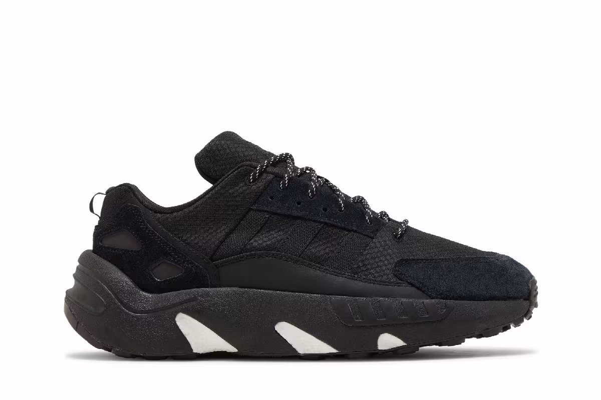 adidas ZX 22 Boost Black White, view 2