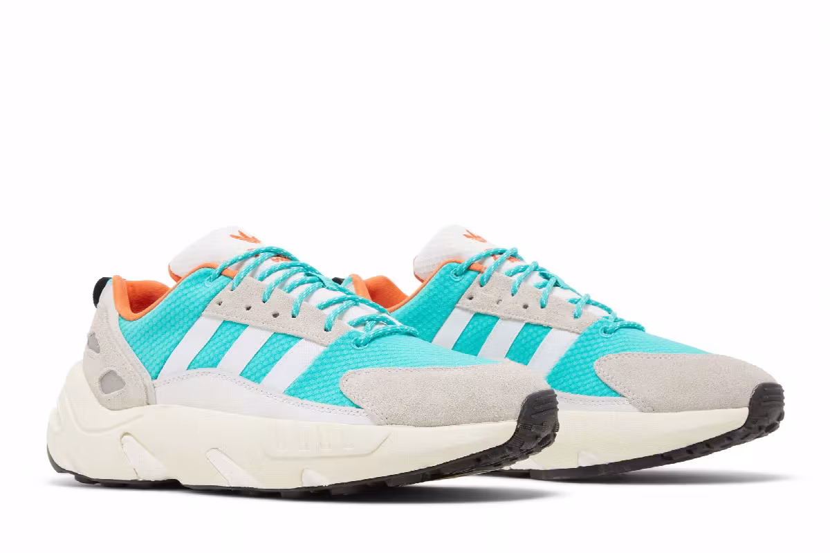 Adidas ZX 22 White Semi Mint Rush, view 9