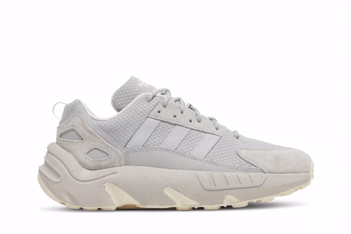adidas ZX 22 Boost Grey Cream White, view 2