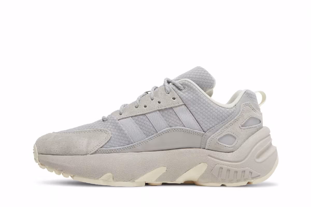 adidas ZX 22 Boost Grey Cream White, view 4
