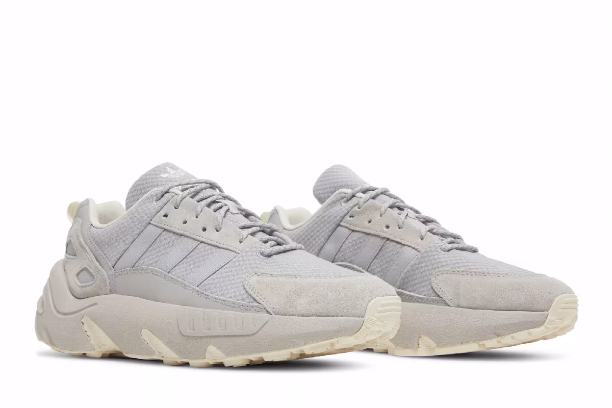 adidas ZX 22 Boost Grey Cream White, view 9