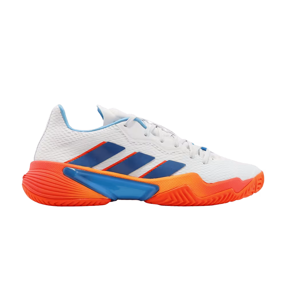 Adidas Barricade White Blue Tint
