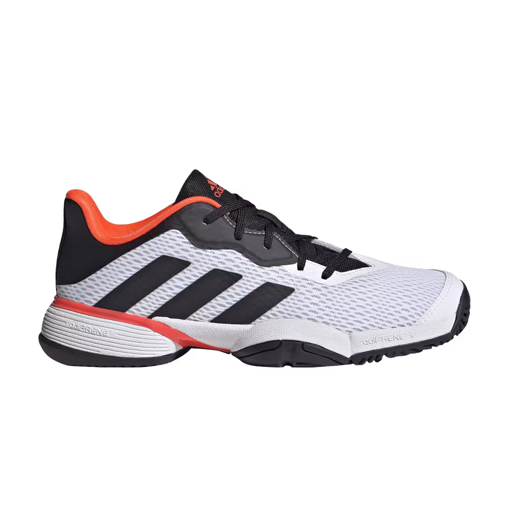 Adidas Barricade J White Solar Red