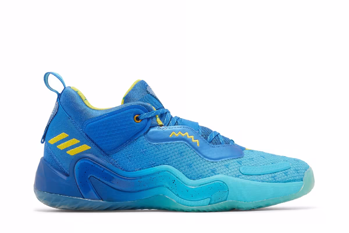 Ninja x adidas D.O.N. Issue 3 Time in - Blue Bright Cyan, view 2