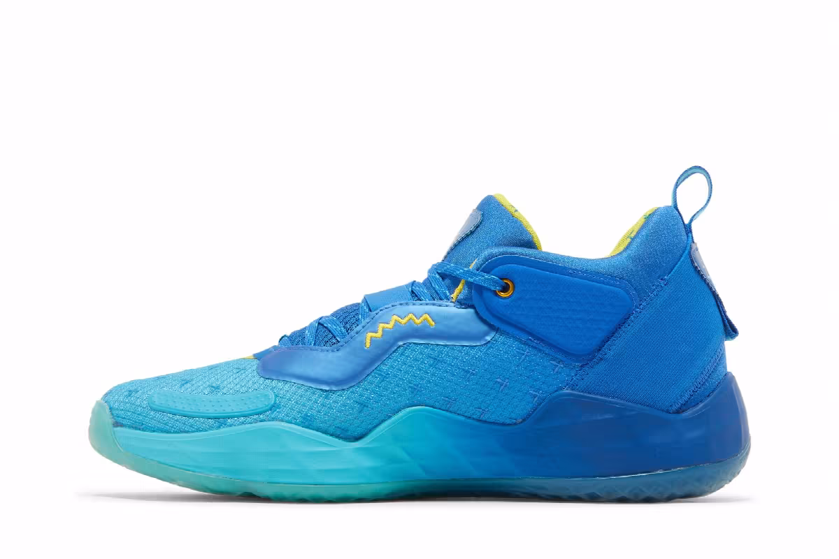 Ninja x adidas D.O.N. Issue 3 Time in - Blue Bright Cyan, view 4